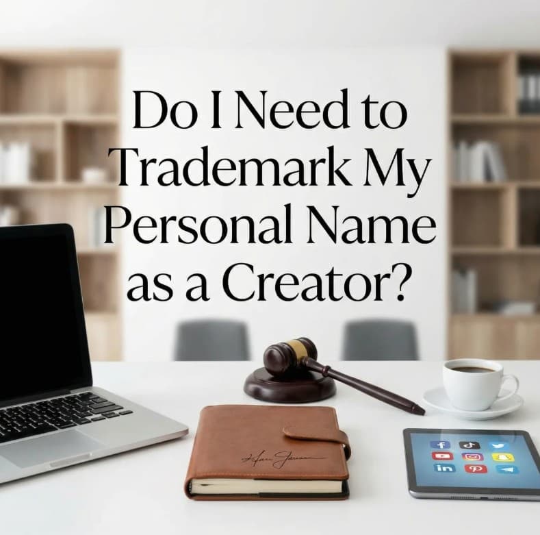 Do I Need to Trademark My Personal Name as a Creator?