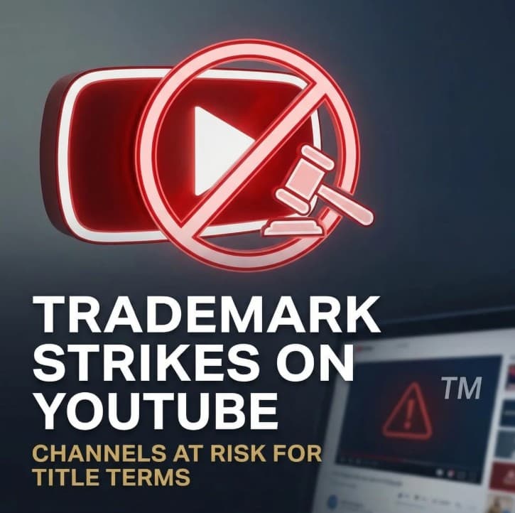 YouTube Is Striking Channels for Using Trademarked Terms in Video Titles