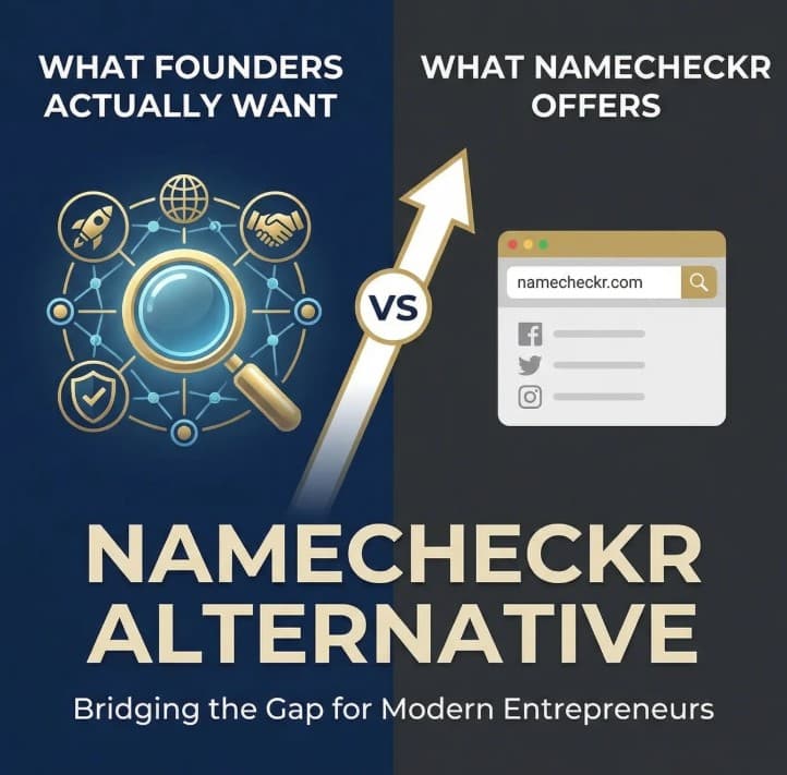 The Best Namecheckr Alternative for Founders — Free & AI-Powered