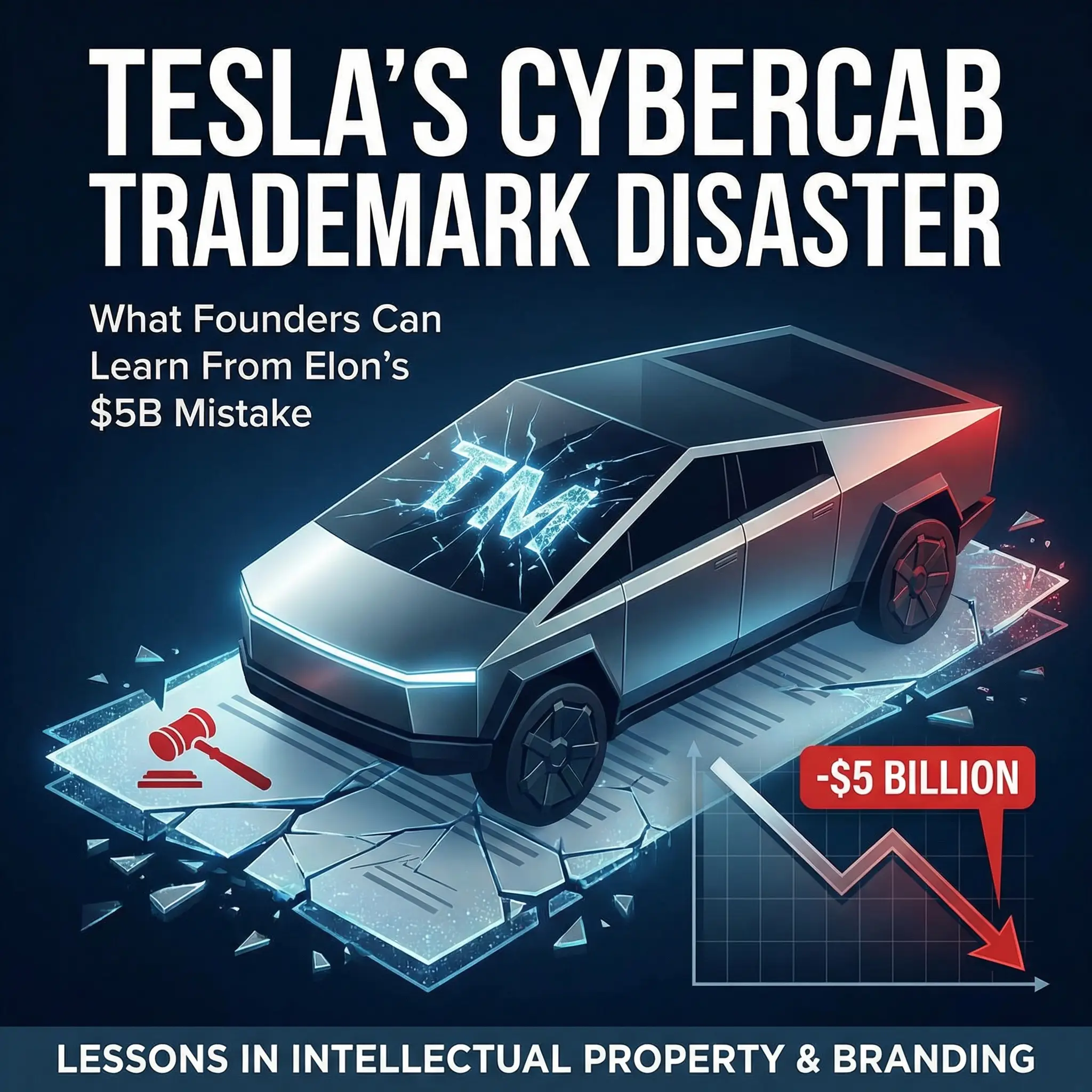 Tesla's Cybercab Trademark Disaster: What Founders Can Learn From Elon's $5B Mistake